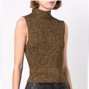 NWT Ganni Shimmer Turtleneck NEVER WORN!!